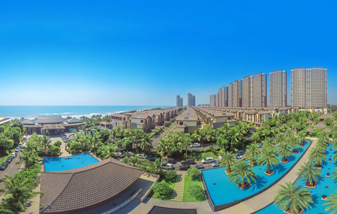 长顺鼎龙湾国际海洋度假区——首付18万起，一线全景瞰海洋房！